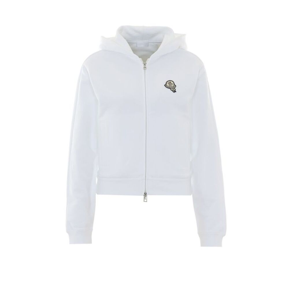 Moncler Women Logo Zip Up Hoodie